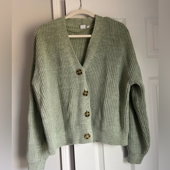 Gap Women’s Slouchy Cardigan in Pale Green - Picture 5 of 6